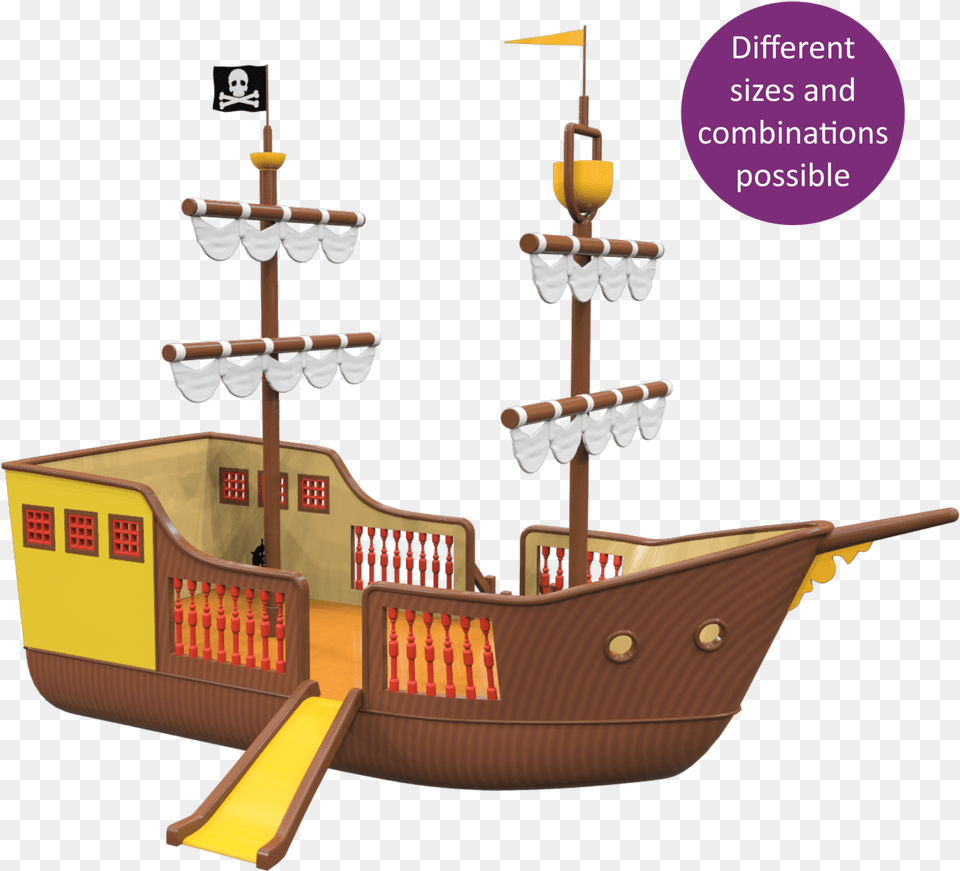 4001 Pirate Ship Classic Buttonwidth, Crib, Furniture, Infant Bed, Person Free Png