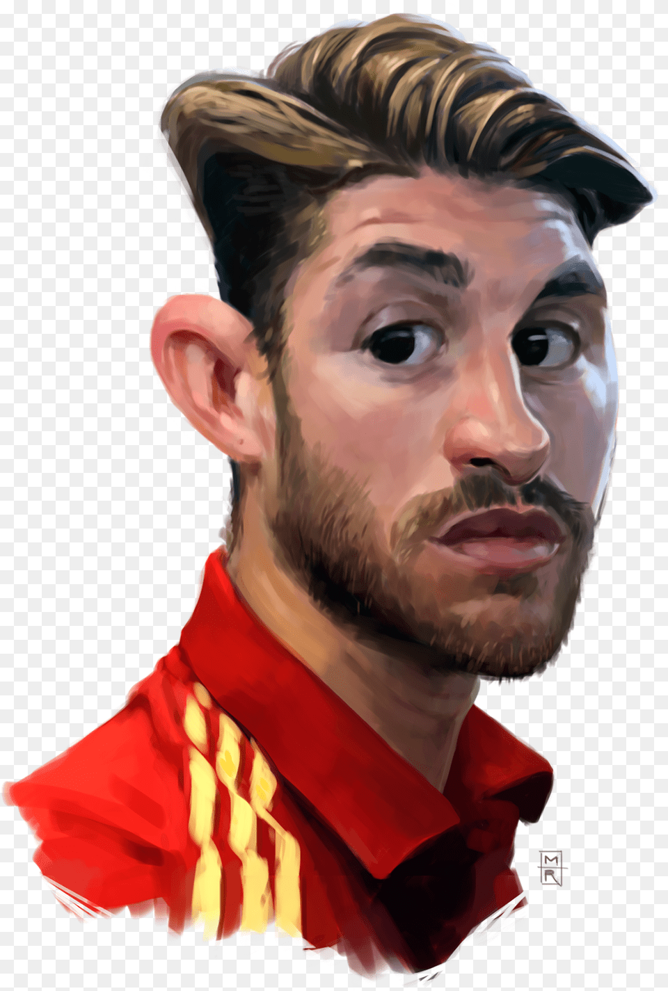 Sergio Ramos, Portrait, Photography, Person, Face Free Transparent Png
