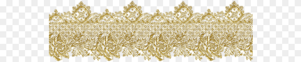 Encaje, Gold, Lace Png