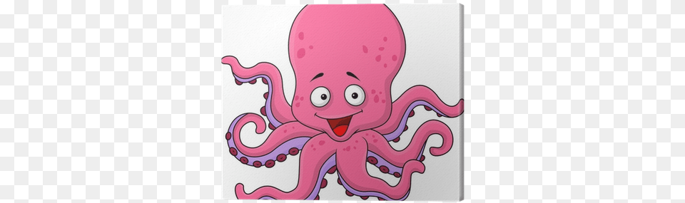Octopus Cartoon, Animal, Invertebrate, Sea Life Png