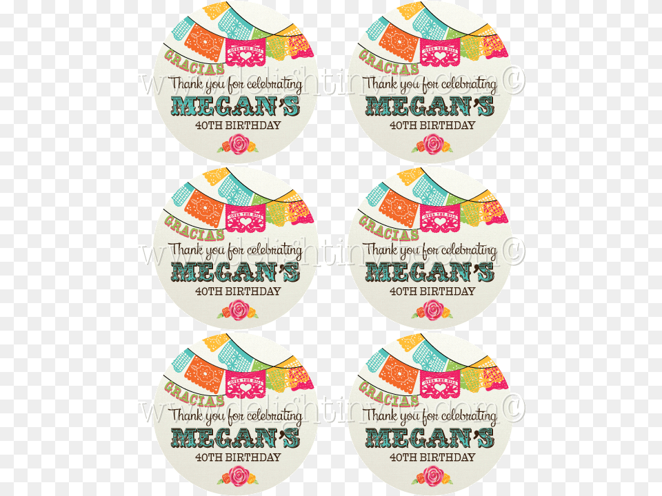 40th Birthday Mexican Fiesta Sticker Tags, Advertisement, Poster, People, Person Free Png Download