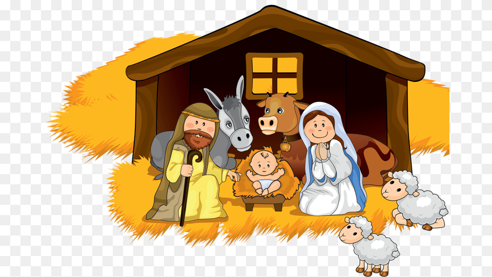 Manger Scene, Outdoors, Architecture, Shelter, Building Png