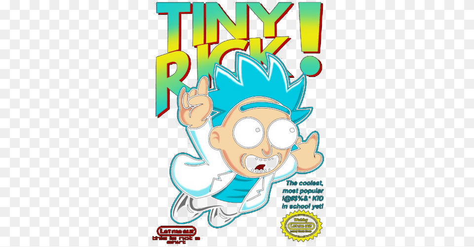 Tiny Rick, Book, Comics, Publication, Face Free Transparent Png