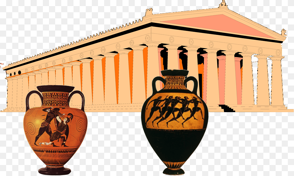 Ancient Greece, Jar, Pottery, Vase, Urn Png Image
