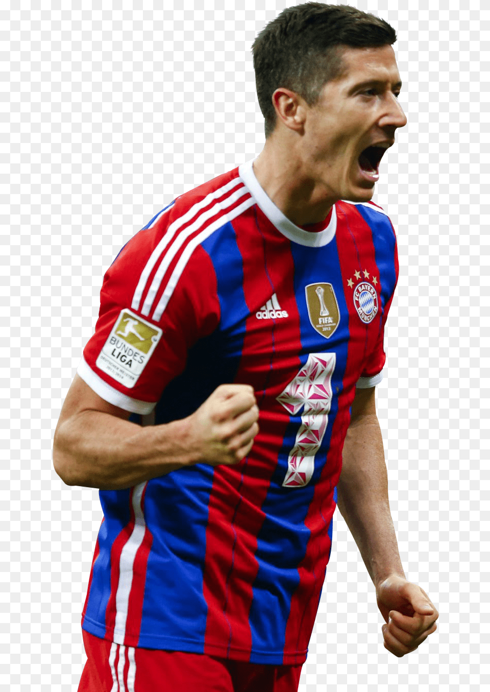 Robert Lewandowski, Adult, Shirt, Person, Man Png Image