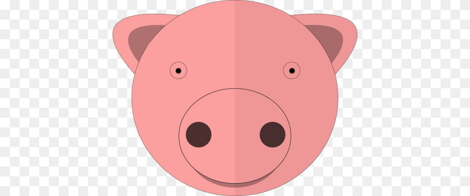 Pig Cartoon, Piggy Bank, Disk Png Image