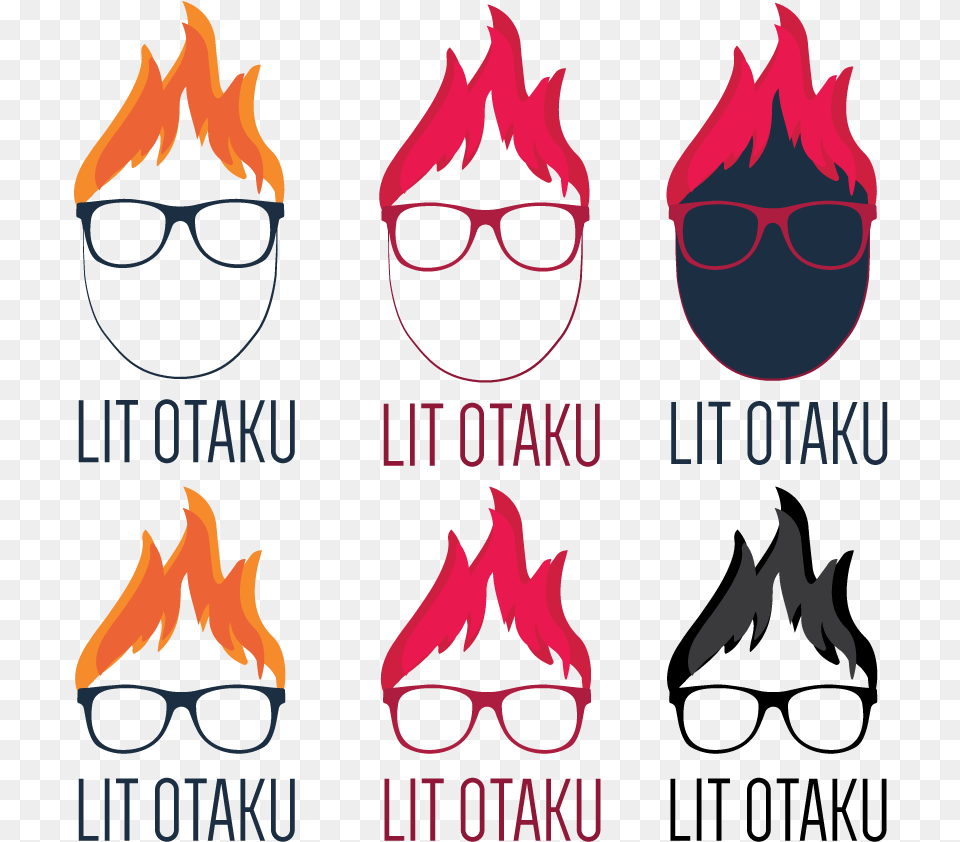 Otaku, Flame, Fire, Sunglasses, Glasses Free Transparent Png