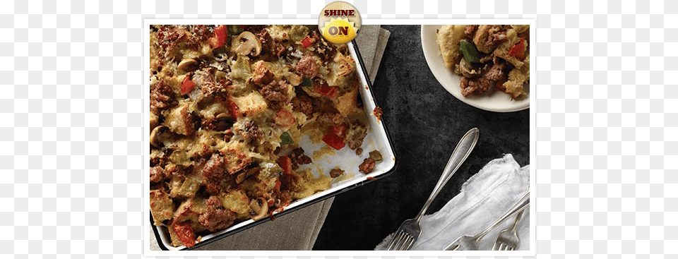 Casserole, Cutlery, Fork, Food, Stuffing Free Png Download