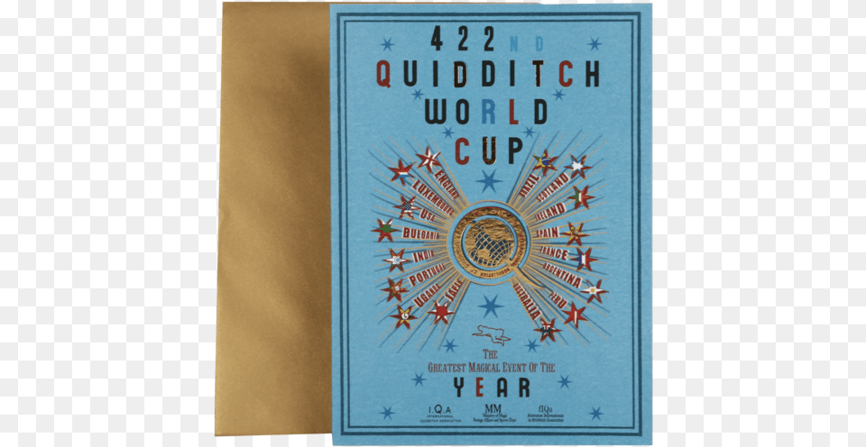 422nd Quidditch World Cup Poster Blue, Book, Publication, Advertisement, Aircraft Png