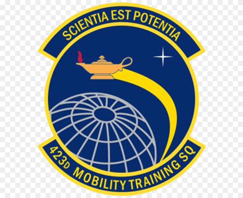 423rd Mobility Training Squadron Gt Us Air Force Expeditionary, Badge, Logo, Symbol, Emblem Free Png