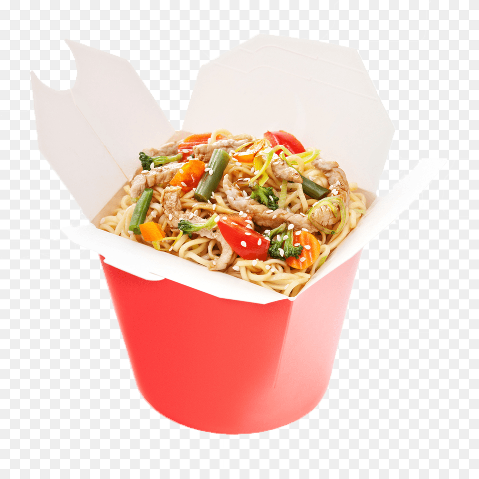 Chinese Food Box, Noodle, Pasta, Spaghetti, Lunch Free Png Download