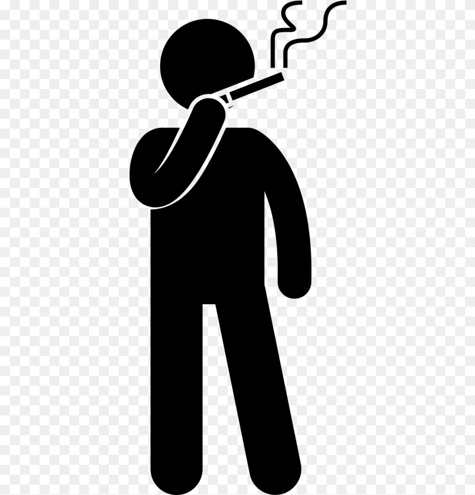 Smoke Silhouette, Gray Png