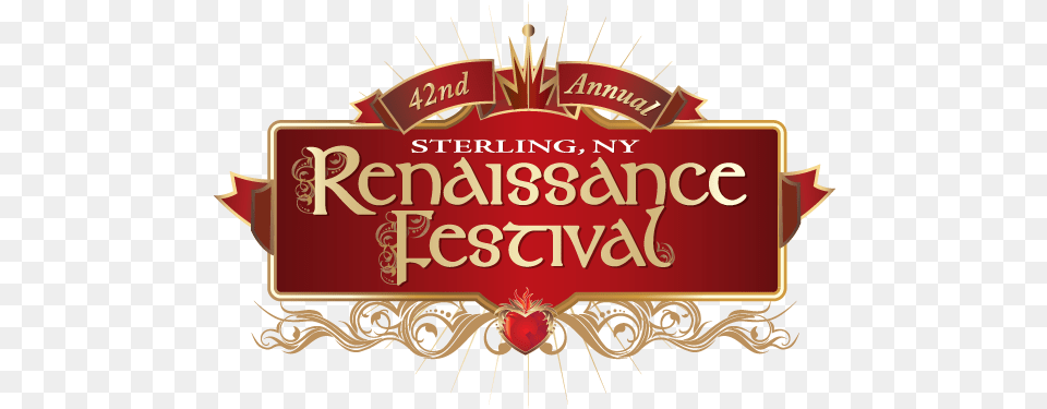 42nd Anniversary Logo Renaissance Festival, Architecture, Building, Factory, Advertisement Free Png Download