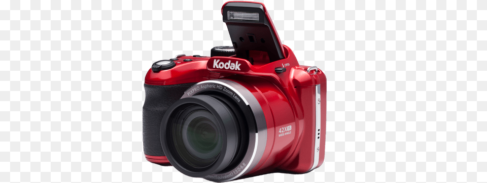 42x Mega Zoom Bridge Camera Kodak Pixpro Digital Cameras Kodak Pixpro Az421 Red, Digital Camera, Electronics Free Png