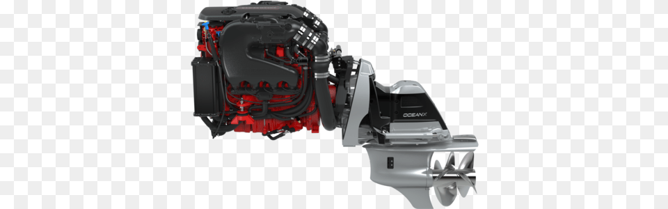 430 Ox Left Volvo Penta V6, Engine, Machine, Motor, Grass Png