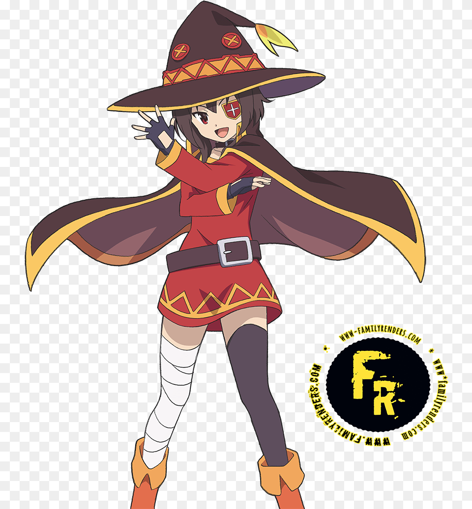 Megumin, Book, Comics, Publication, Person Png Image