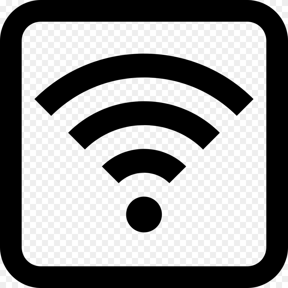 Wifi Icon, Gray Png