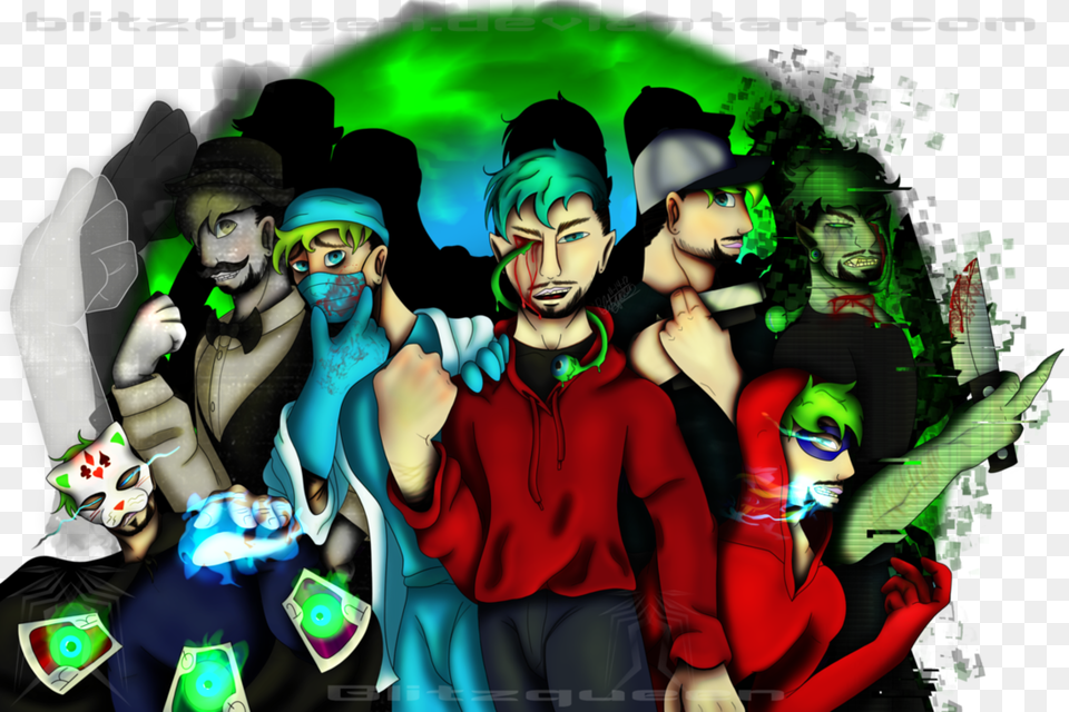Jacksepticeye, Adult, Person, Woman, Female Free Png Download