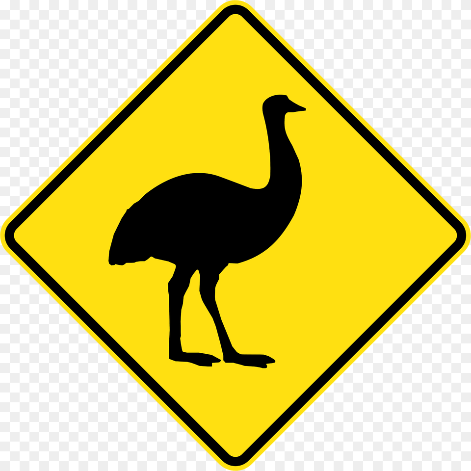 45 Emus Clipart, Sign, Symbol, Road Sign, Animal Free Png Download