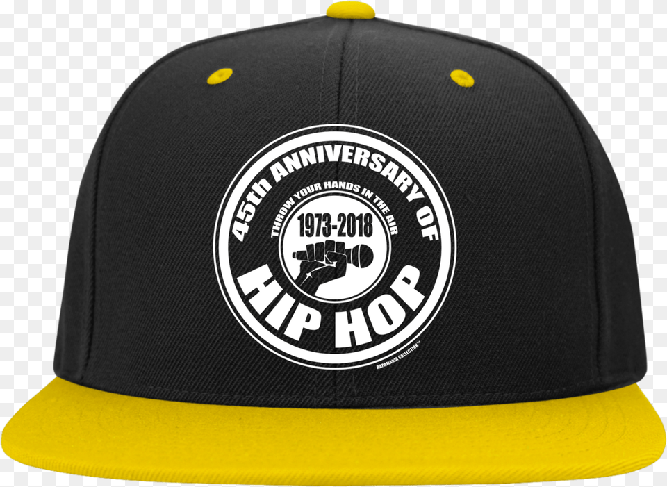 45th Anniversary Of Hip Hop Snapback Hat Baseball Cap, Baseball Cap, Clothing, Helmet Free Png