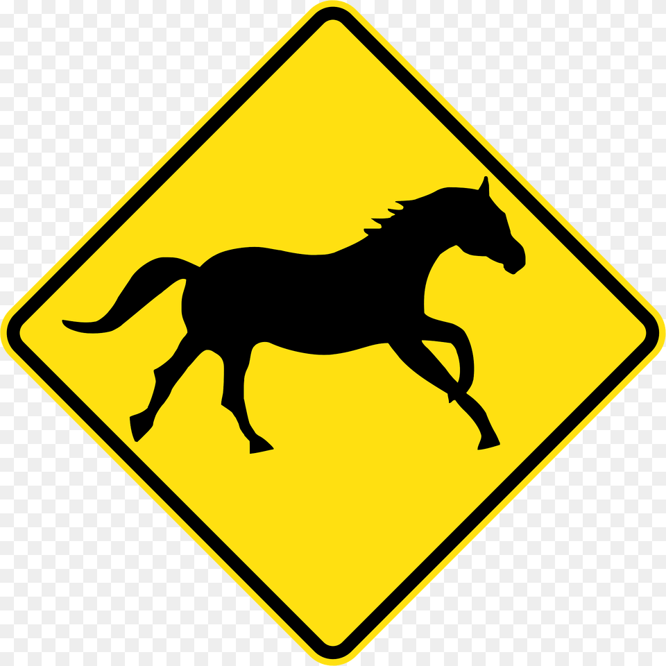 46 Brumbies Wild Horses Clipart, Sign, Symbol, Road Sign, Animal Free Png