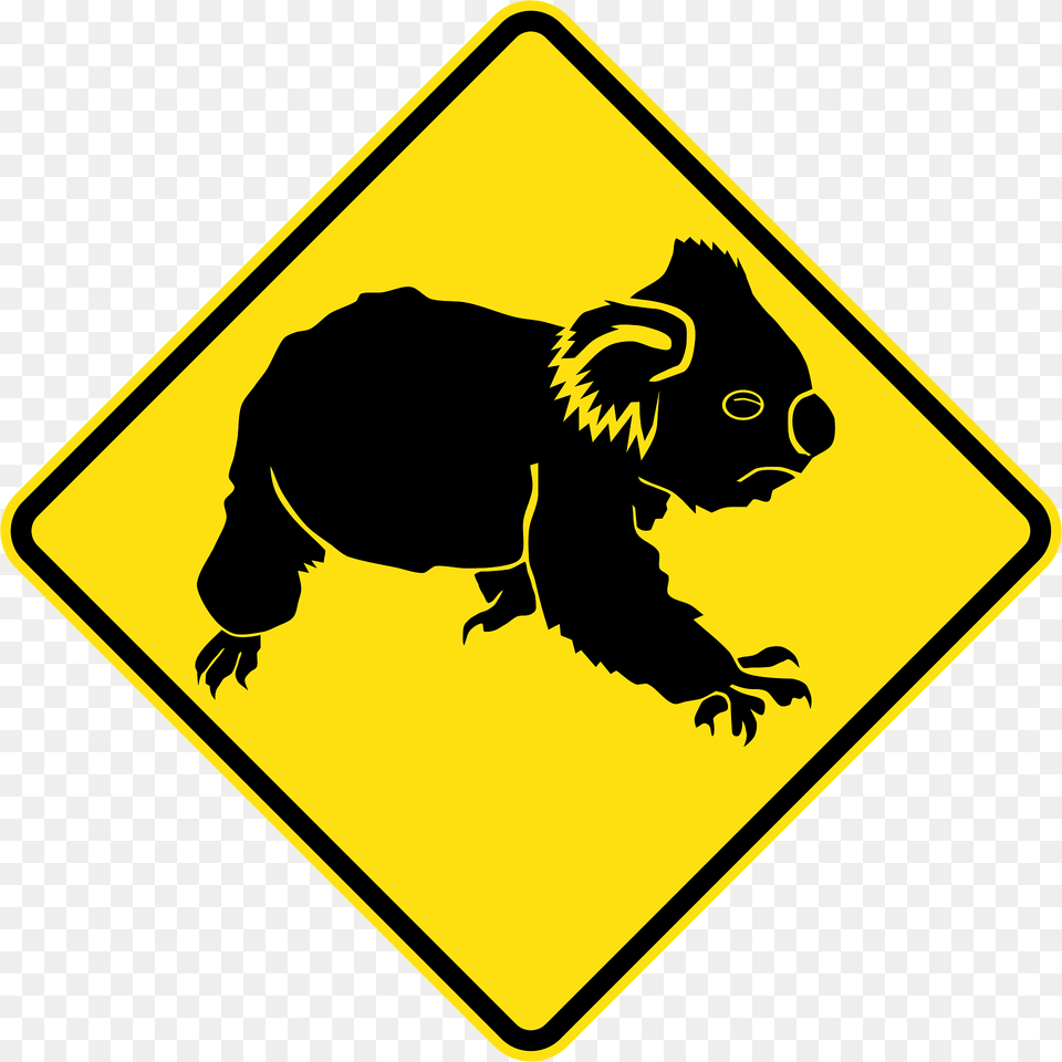 47 Koalas Clipart, Sign, Symbol, Road Sign, Baby Free Png Download