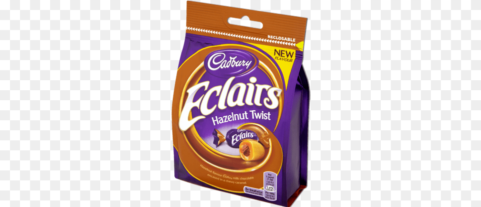 470 Cadbury Eclairs Hazelnut Twist Cadbury Eclairs Classic, Food, Sweets, Ketchup Png Image