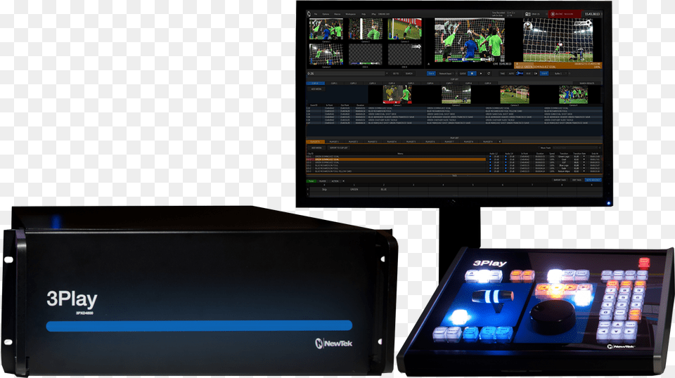 4800 System Newtek 3play 4800 Multi Channel Hdsd Live Sports Video, Computer, Computer Hardware, Electronics, Hardware Png Image