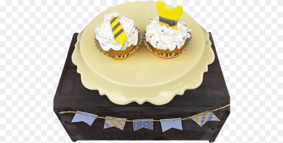 N Tutu And Bow Tie Baby Shower Cupcakes, Cake, Cream, Cupcake, Dessert Free Transparent Png