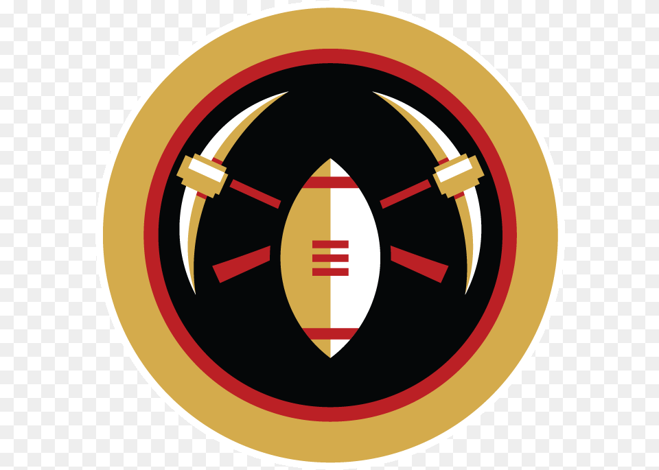 49ers Fantasy Football Logos, Ammunition, Grenade, Weapon Free Png Download