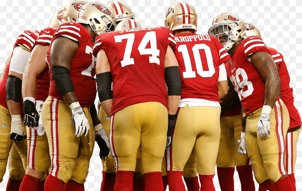 49ers Huddle Free Png