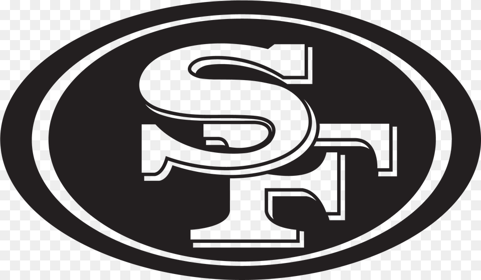49ers Logo San Francisco 49ers, Symbol, Text, Disk Free Transparent Png