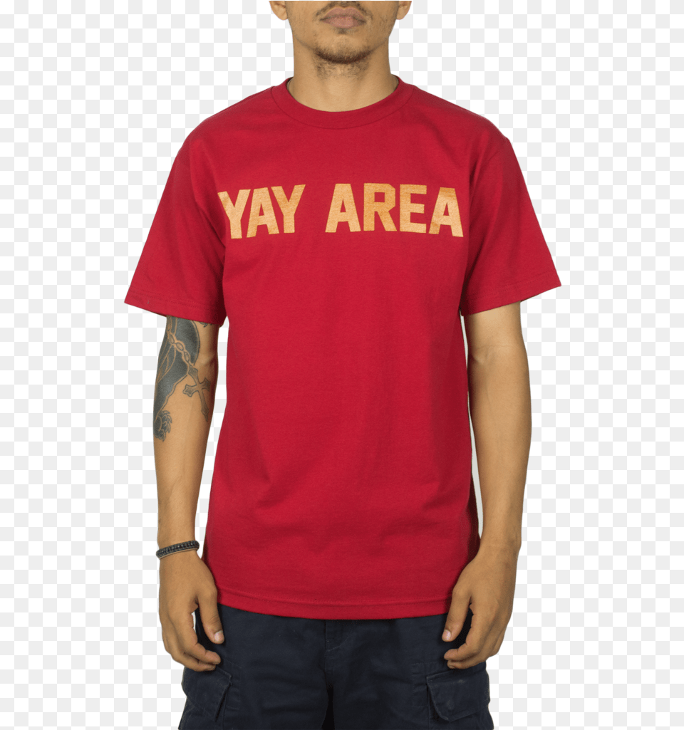 49ers Yay Area Tee T Shirt, Clothing, T-shirt, Adult, Male Free Png Download