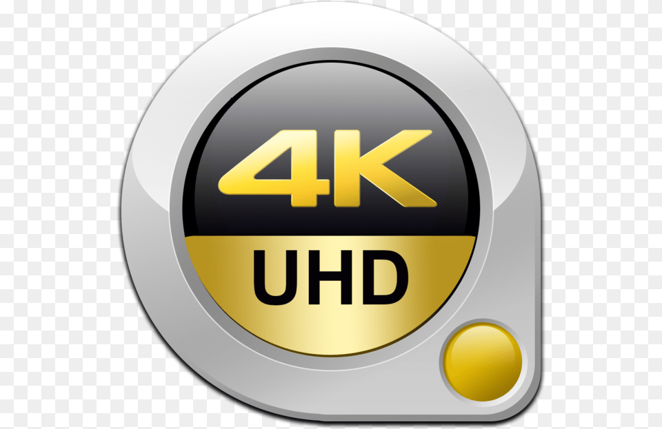 4k Converter 4 5k Uhd Logo, Sign, Symbol Png Image