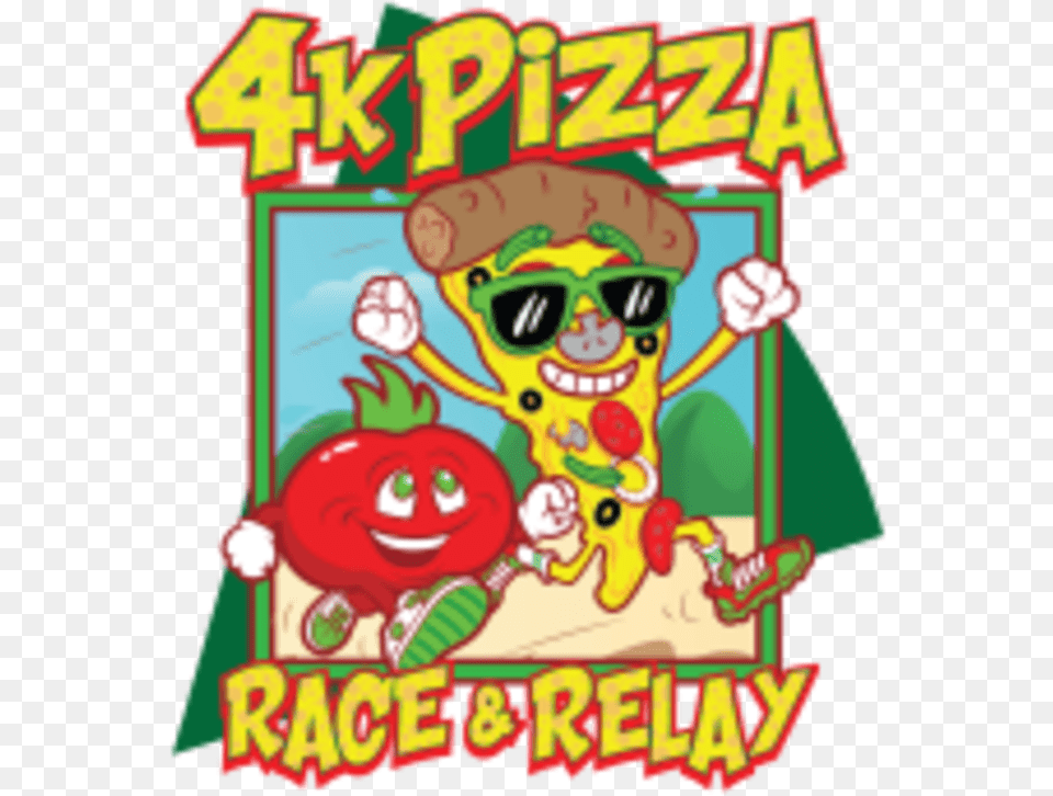 4k Pizza Race Amp Relay Cartoon, Baby, Person, Book, Comics Png Image