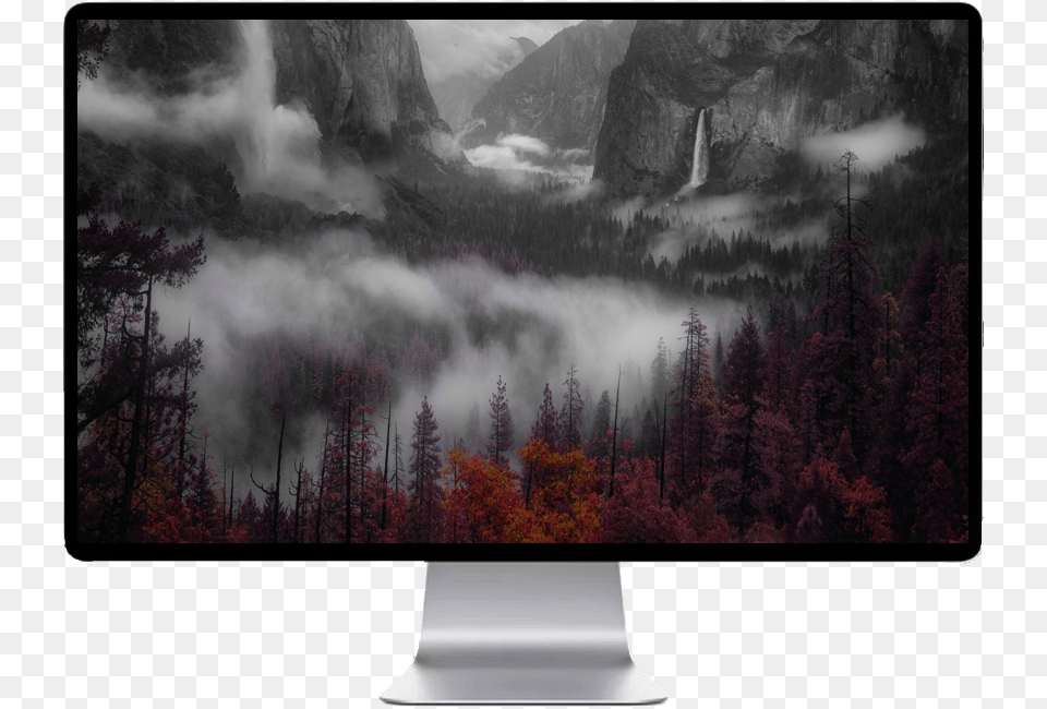 4k Wallpapers Fog Mountains, Computer Hardware, Electronics, Hardware, Monitor Free Png