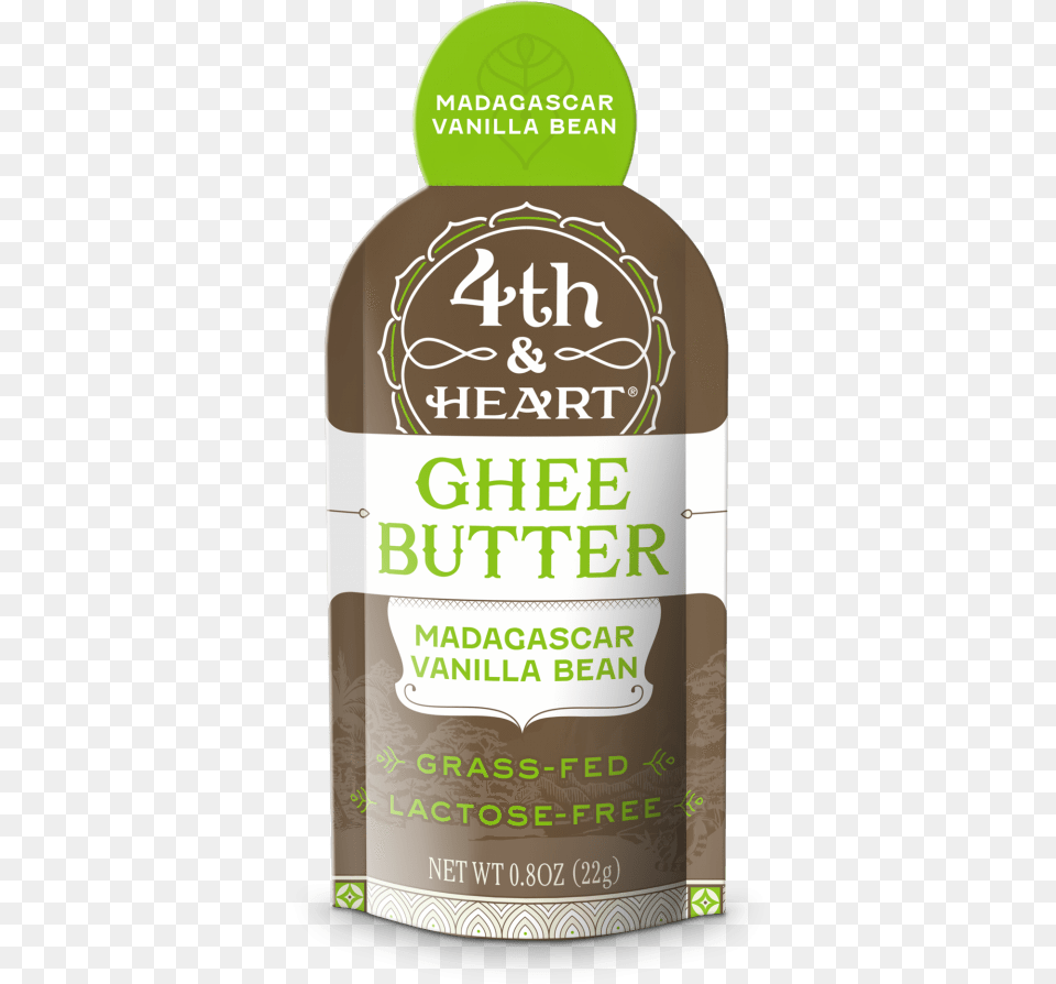 4th Amp Heart Vanilla Bean Ghee On The Go 4th Amp Heart Ghee Butter Original 9 Oz, Advertisement, Poster, Food, Ketchup Png Image