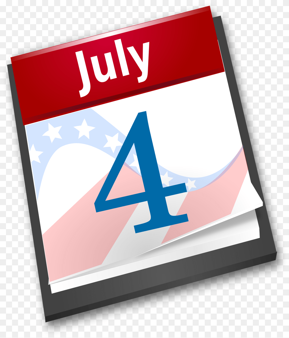 4th July Calendar Clip Arts Fourth Of July Clipart Calendar, Text Free Transparent Png