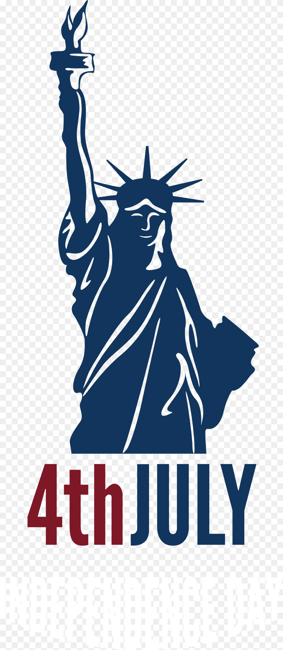 4th July Independence Day With Statue Of Liberty Statue Of Liberty Or Terrorism, Art, Logo Free Png