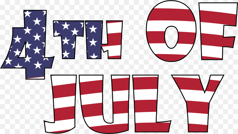 4th Of July, American Flag, Flag, Text, Number Free Transparent Png