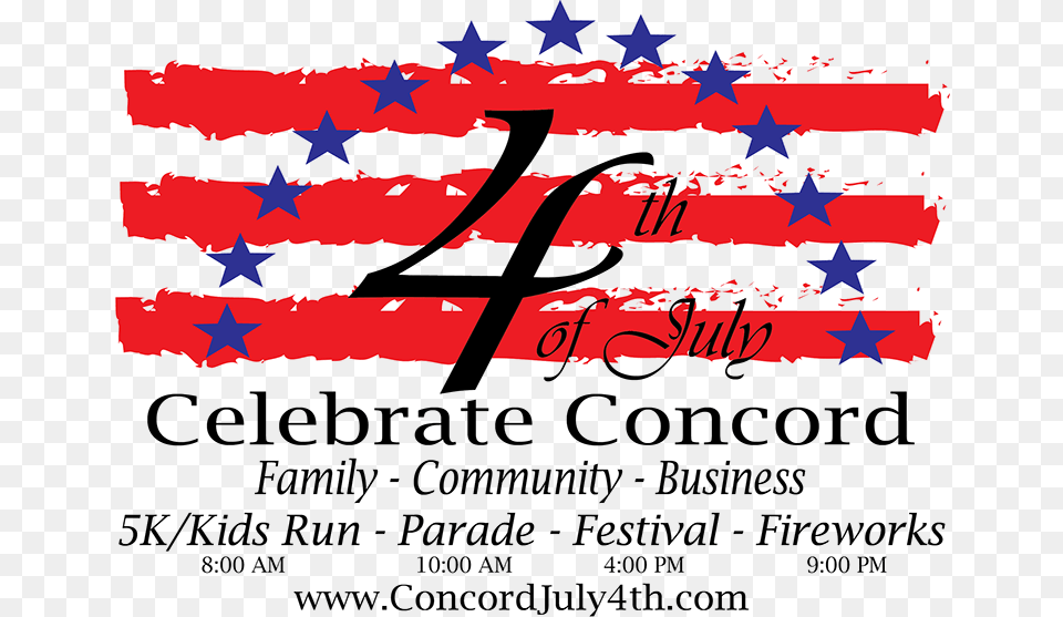 4th Of July 2018 Concord, Advertisement, Poster, Text, Symbol Free Png