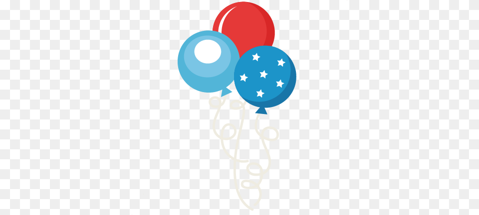 4th Of July Balloon Set Svg Scrapbook Independence Red White Blue Balloons Clip Art Png