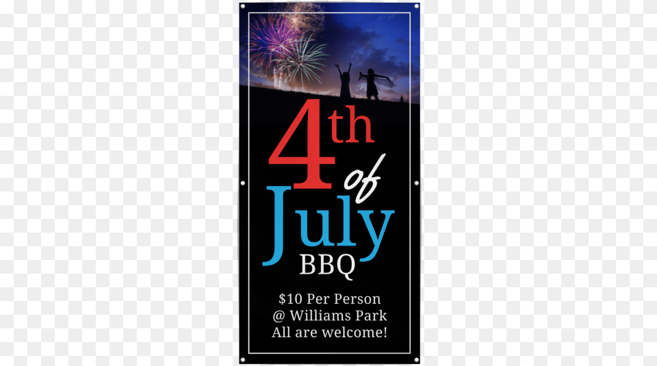4th Of July Bbq Banner Template Preview Poster, Book, Publication, Advertisement, Person Free Png Download