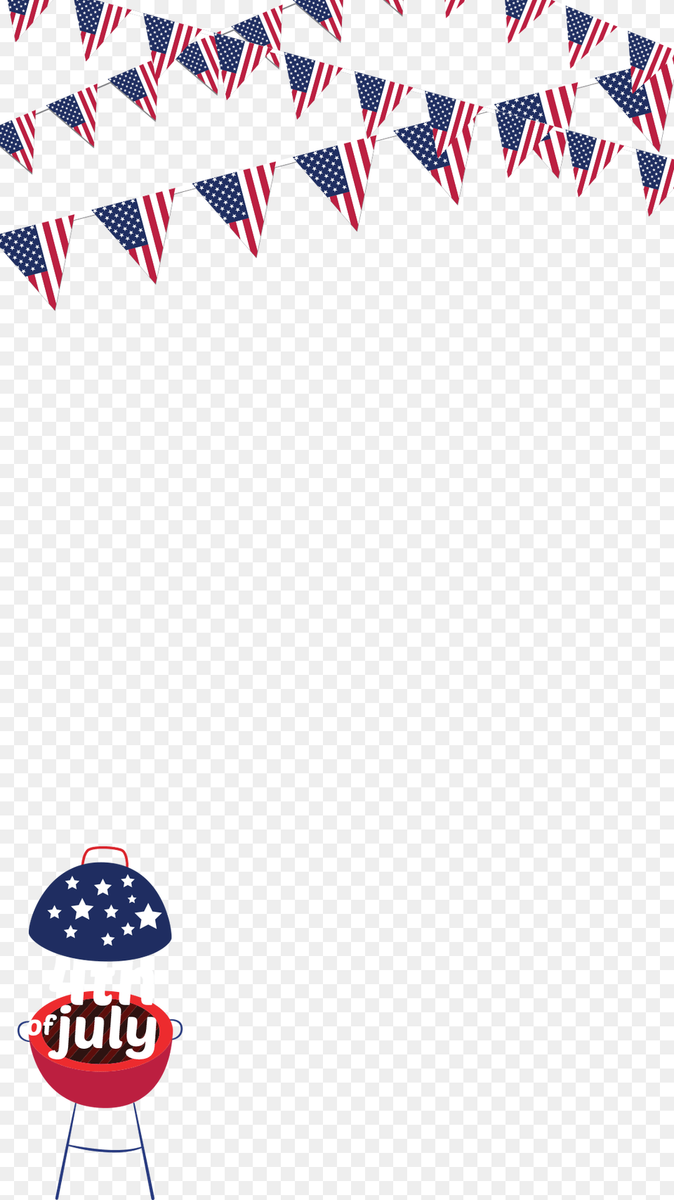 4th Of July Bbq Clipart, American Flag, Flag Free Png