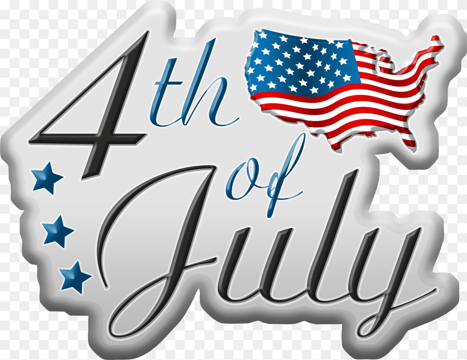 4th Of July Clip Art, American Flag, Flag, Text Free Png