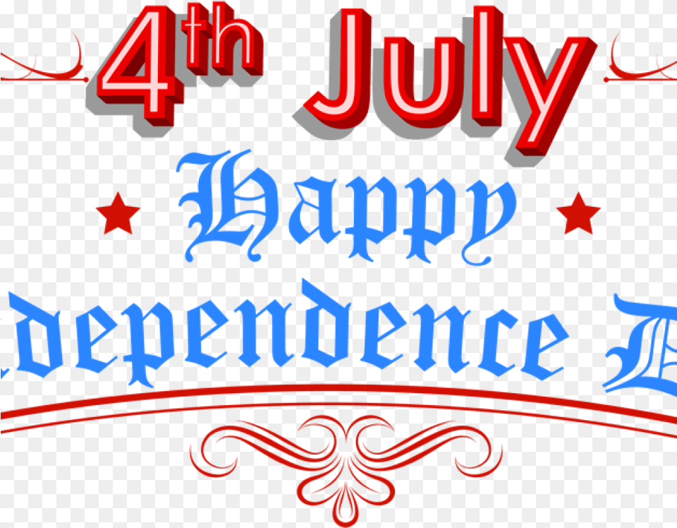4th Of July Clipart 4th Of July Clipart Peoplepng Old English, Text, Dynamite, Weapon Free Png Download