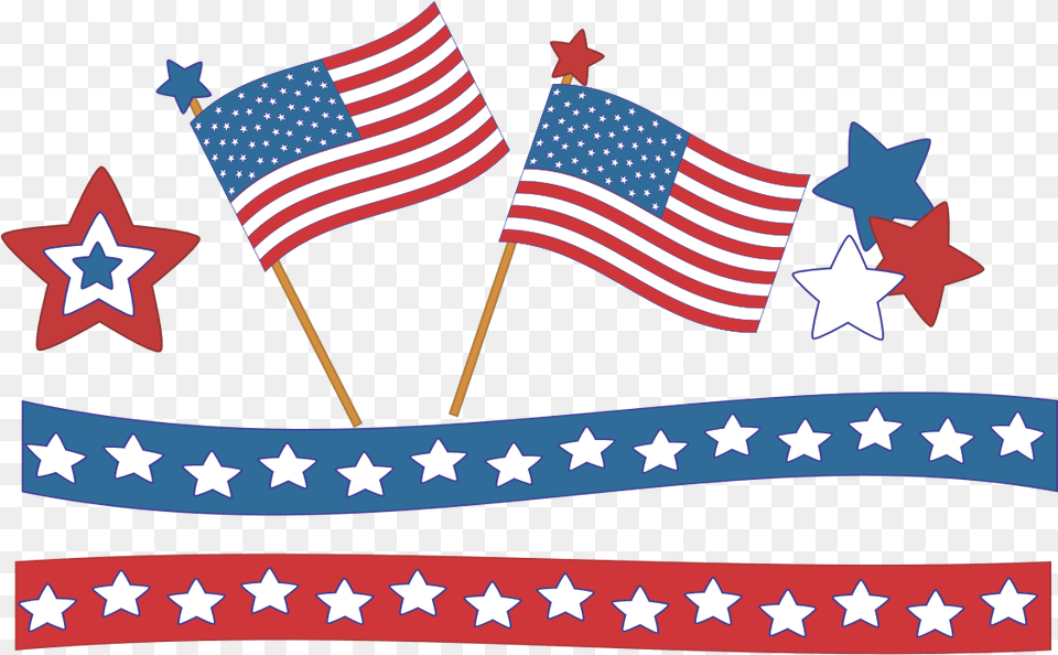 4th Of July Firewo Clipart Clipartlook 4th Of July Clip Art, American Flag, Flag Free Png Download
