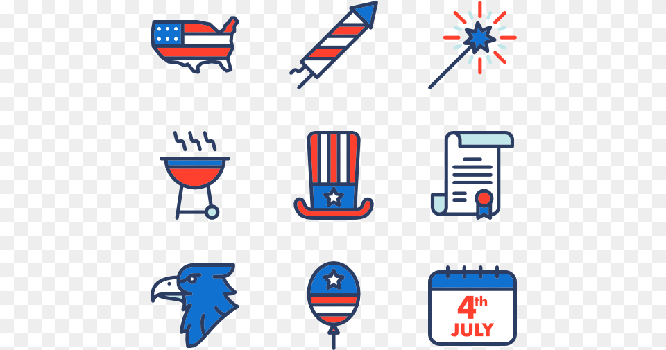 4th Of July Icon Vector Png