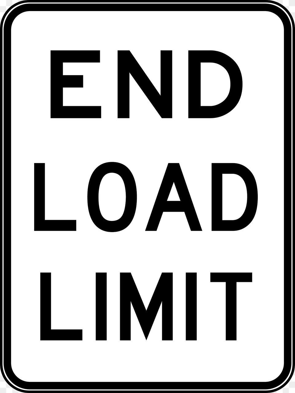 5 End Load Limit Clipart, Sign, Symbol, Road Sign Free Png Download