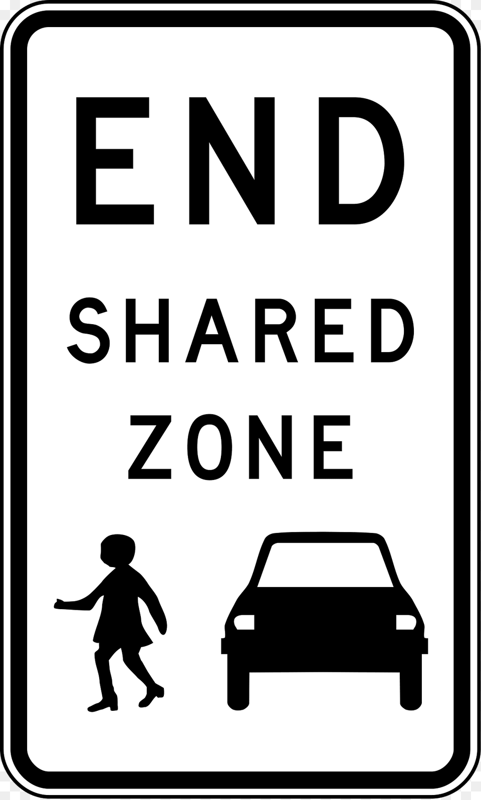 5 End Of Shared Zone Clipart, Symbol, Sign, Person, Male Free Png Download